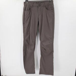 Prana Halle II Pants Womens 8 Regular Standard Fit UPF 50+ Roll Up Hem bootcut
